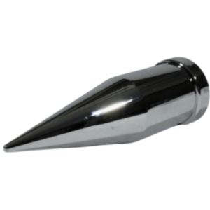 CAPUCHÓN PLÁSTICO CROMADO PRESION CONO 106MM ALTO (PIEZA)