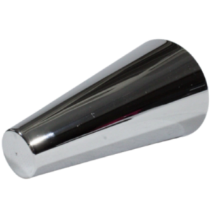 CAPUCHÓN PLÁSTICO CROMADO CONO 105MM ALTO (PIEZA)
