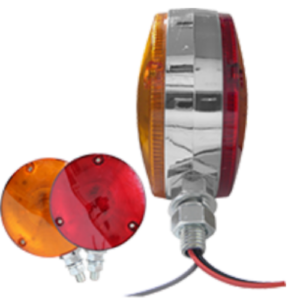 PLAFON REDONDO 14 LEDS C/ ESTROBO DOBLE CARA ÁMBAR/ ROJO TIPO SEM+AFORO (PIEZA)