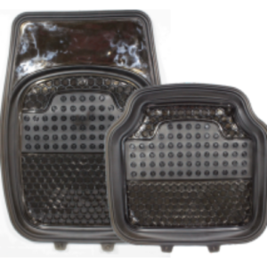 TAPETE DE VINIL  315 PANAL 4 PIEZAS 3.2KG HUMO (JUEGO)