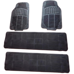 TAPETE GRUESO 4 PIEZAS NEGRO PARA MINIVAN 4.6KG (JUEGO)