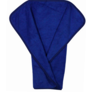 TOALLA DOBLE DE MICROFIBRA DE 40X40 CM AZUL, 500gsm (PIEZA)