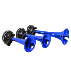 CORNETA DE AIRE TRIPLE CROMADA AZUL (PZA)