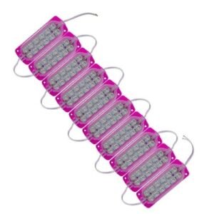 TIRA TIPO CHIP CON 12 LEDS 3528 ROSA 10 PCS (JUEGO)