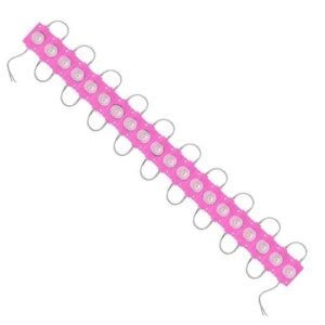 TIRA TIPO CHIP SOMBRERO CON 1 LED ROSA 20 PCS (JUEGO)
