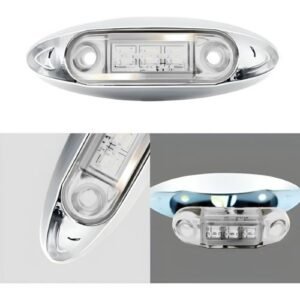 LA-POG31C PLAFON OVALADO CON 3LED TIPO GEL BLANCO (PIEZA)