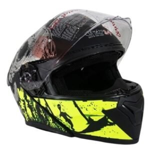 CASCO PARA MOTOCICLISTA DESMONTABLE CON DISEÑO EXTRA GRANDE (Pieza)